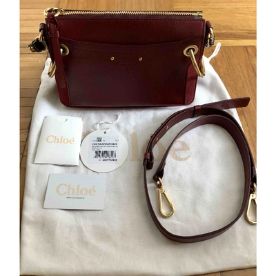 Pre-owned Chloé Roy Red Leather Handbag