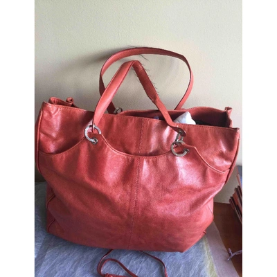Pre-owned Balenciaga Red Leather Handbag