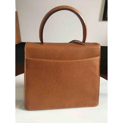 Pre-owned Loewe Barcelona Leather Handbag In Brown