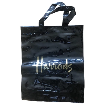 Pre-owned Harrods Handbag In Black