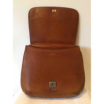Pre-owned Delvaux Camel Leather Handbag