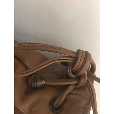 Pre-owned Gerard Darel Leather Handbag In Camel