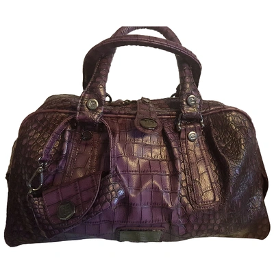Pre-owned Pierre Balmain Purple Handbag
