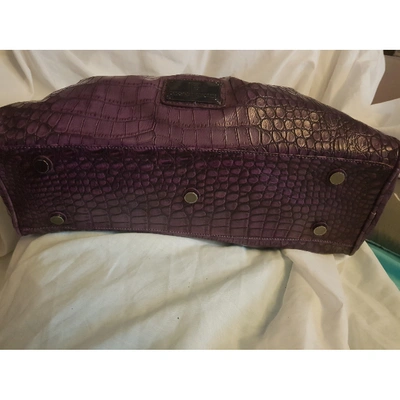 Pre-owned Pierre Balmain Purple Handbag