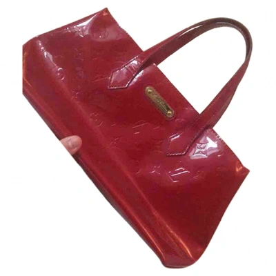 Louis Vuitton Wilshire shopping bag in burgundy monogram patent leather