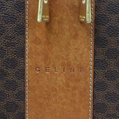 Pre-owned Celine Cloth Backpack In Brown