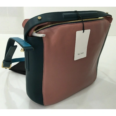Pre-owned Paul Smith Leather Bowling Bag In Multicolour