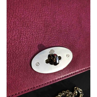 Pre-owned Mulberry Lily Pink Leather Clutch Bag