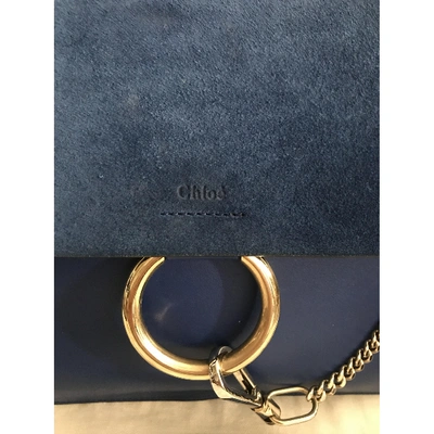 Pre-owned Chloé Faye Handbag In Blue