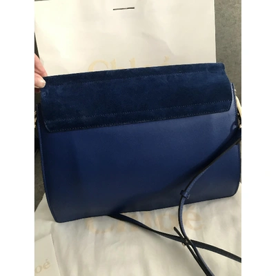 Pre-owned Chloé Faye Handbag In Blue