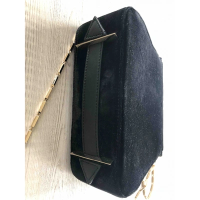 Pre-owned Eddie Borgo Leather Clutch Bag In Black