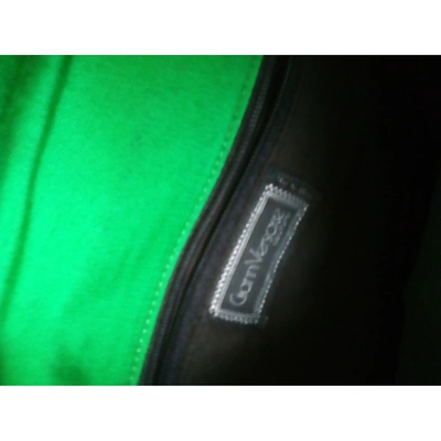 Pre-owned Versace Clutch Bag In Green