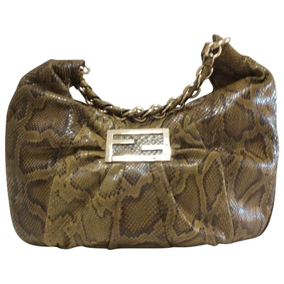 Pre-owned Fendi Python Handbag