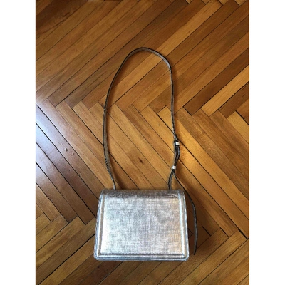 Pre-owned Dries Van Noten Silver Leather Handbag