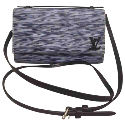 LOUIS VUITTON Pre-owned Leather Shoulder Bag In Blue