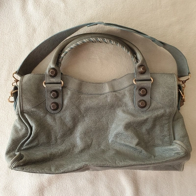 Pre-owned Balenciaga City Leather Handbag In Other