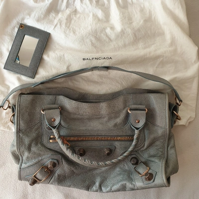 Pre-owned Balenciaga City Leather Handbag In Other