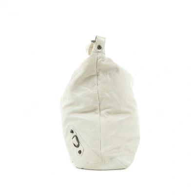 Pre-owned Balenciaga Day  White Leather Handbag