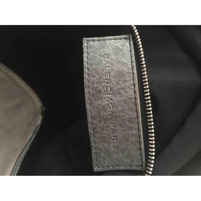Pre-owned Balenciaga Day  Grey Leather Handbag