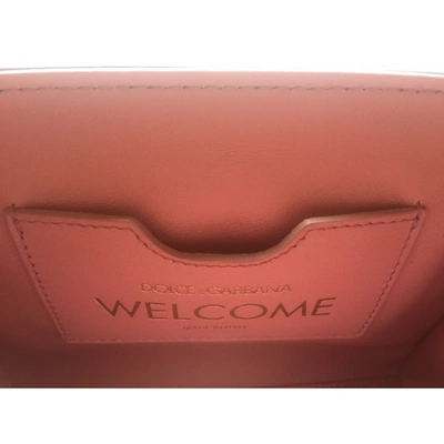 Pre-owned Dolce & Gabbana Welcome Multicolour Leather Handbag