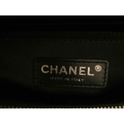 Pre-owned Chanel Grand Shopping Black Leather Handbag
