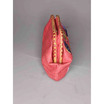 Pre-owned Serpui Marie Pink Clutch Bag