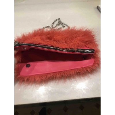 Pre-owned Pinko Pink Clutch Bag