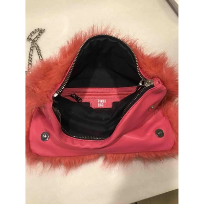 Pre-owned Pinko Pink Clutch Bag