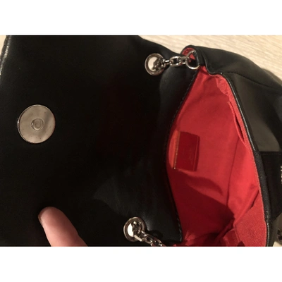 Pre-owned Christian Louboutin Sweet Charity Black Leather Handbag