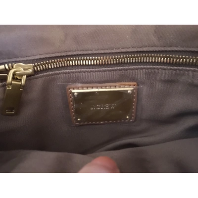 Pre-owned Jcrew Leather Handbag In Camel