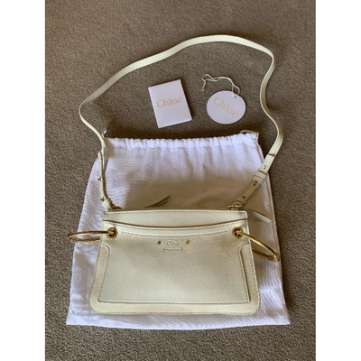 Pre-owned Chloé Roy White Leather Handbag