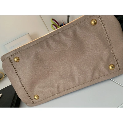 Pre-owned Prada Pink Leather Handbag