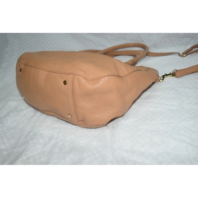 Pre-owned Tory Burch Beige Leather Handbag