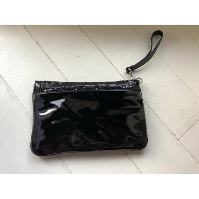 Pre-owned Givenchy Glitter Clutch Bag In Black