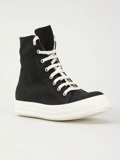 Shop Rick Owens Drkshdw High Top Lace Up Sneakers
