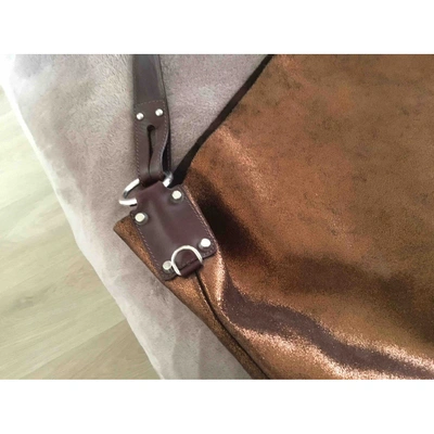 Pre-owned Gianni Chiarini Leather Handbag In Metallic