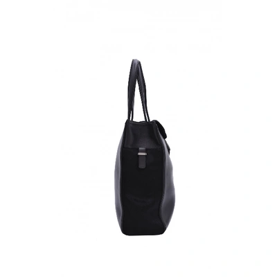 Pre-owned Baraboux Leather Handbag In Black