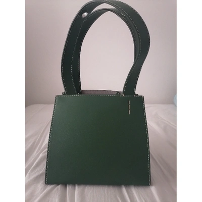 Pre-owned Danse Lente Green Leather Handbag