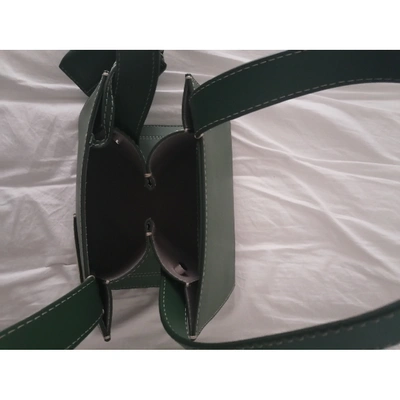 Pre-owned Danse Lente Green Leather Handbag