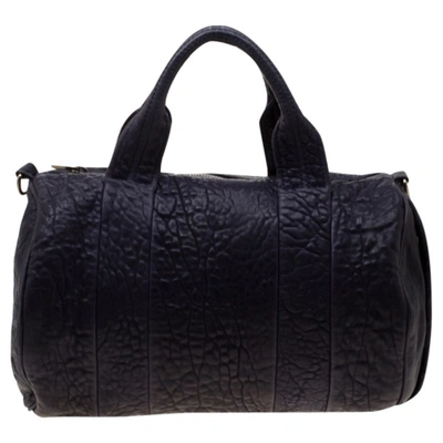 Pre-owned Alexander Wang Rocco Purple Leather Handbag