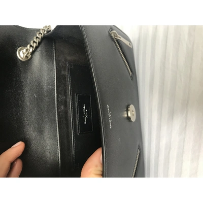 Pre-owned Saint Laurent Betty Leather Handbag In Black