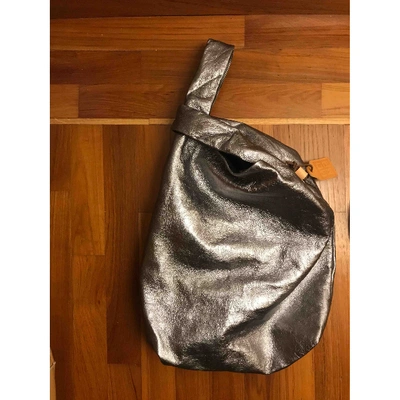 Pre-owned Moma Leather Handbag In Metallic