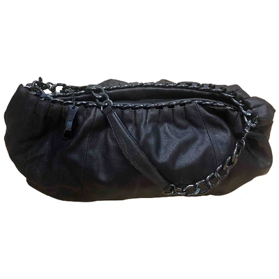 Pre-owned Dkny Brown Leather Handbag