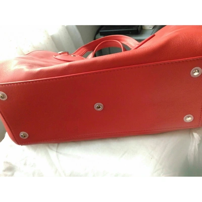 Pre-owned Courrèges Red Leather Handbag