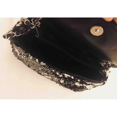 Pre-owned Chanel Black Glitter Handbag