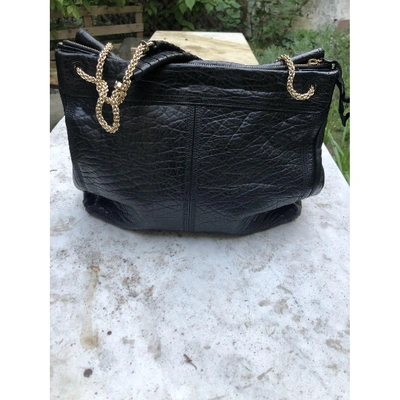 Pre-owned Nina Ricci Black Leather Handbag