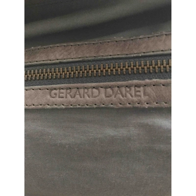 Pre-owned Gerard Darel 24h Grey Leather Handbag