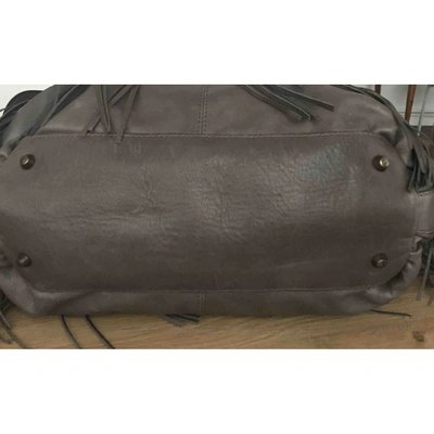 Pre-owned Gerard Darel 24h Grey Leather Handbag