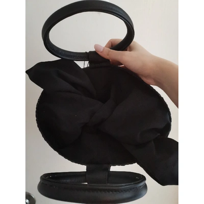 Pre-owned Sensi Studio Black Linen Handbag