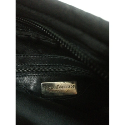 Pre-owned Versace Handbag In Black